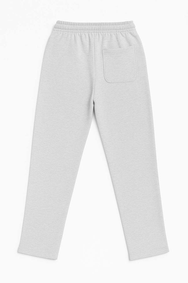 wide leg sweatpant - Light Grey