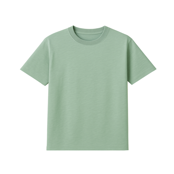 Basic Oversized T-shirt - Sage Green