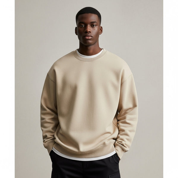 Crewneck Sweatshirt - Beige