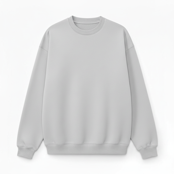 Pale Silver Crewneck Sweatshirt