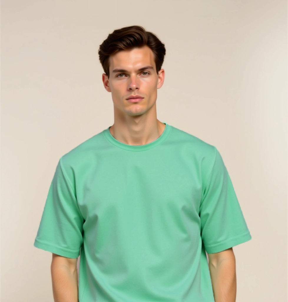Basic Oversize T-shirt - Mint Green