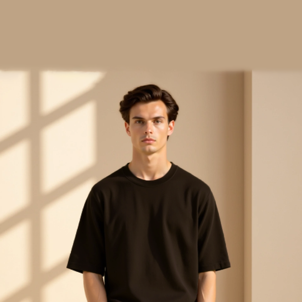 Basic Oversized T-shirt - Dark Chocolate