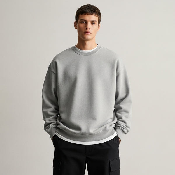 Crewneck Sweatshirt - Pale Silver