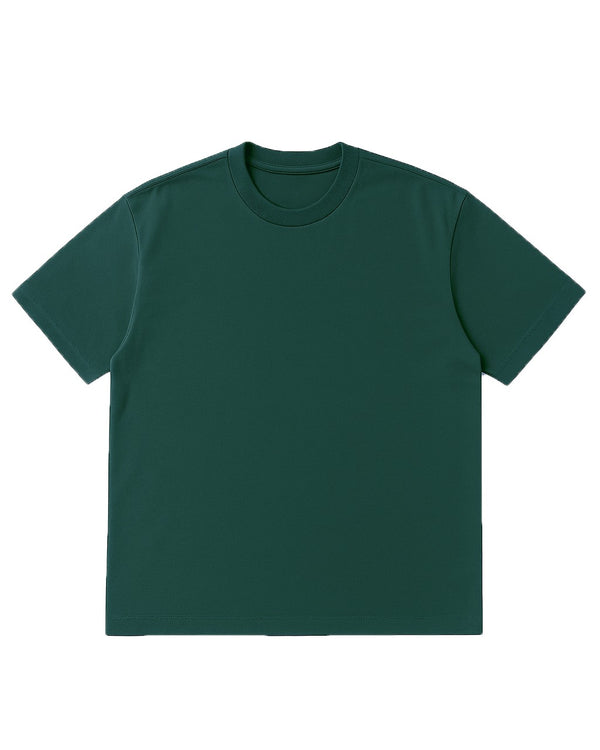 Basic Oversized T-shirt - Dark Green