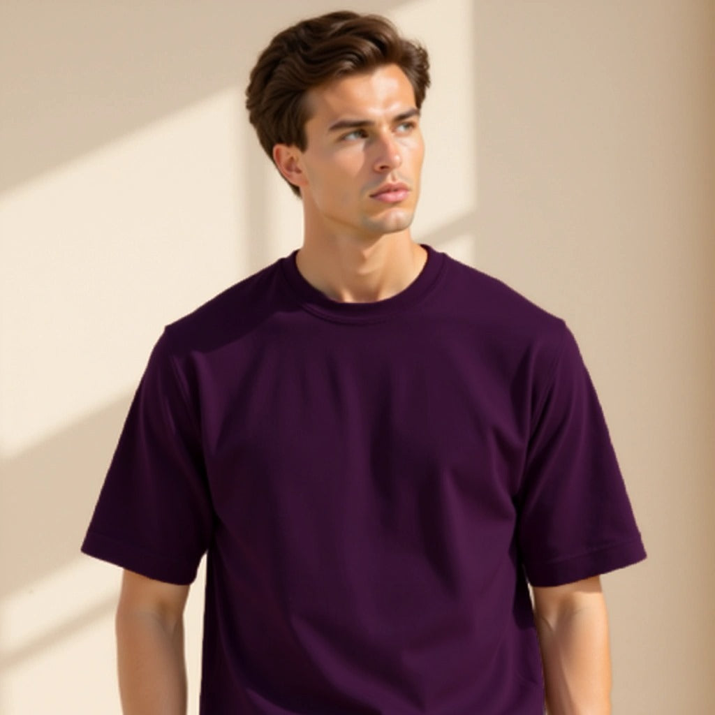 Basic Oversize T-shirt - Velvet Grape