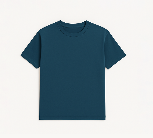Basic Oversized T-shirt -Petrol Blue